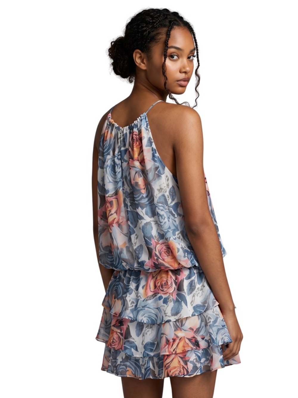 new Kenji Floral Silk Dress - Picture 3 of 16